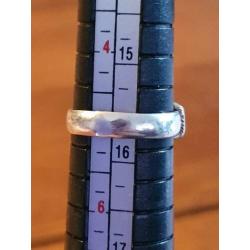 Maat 16,25 - Mooie zilveren (925) DRAKEN ring !!!!