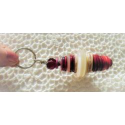 Vintage kunststof kinder jasknopen nr L313 toffee