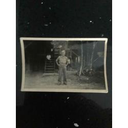 oude foto Boot naar en in Indonesie
