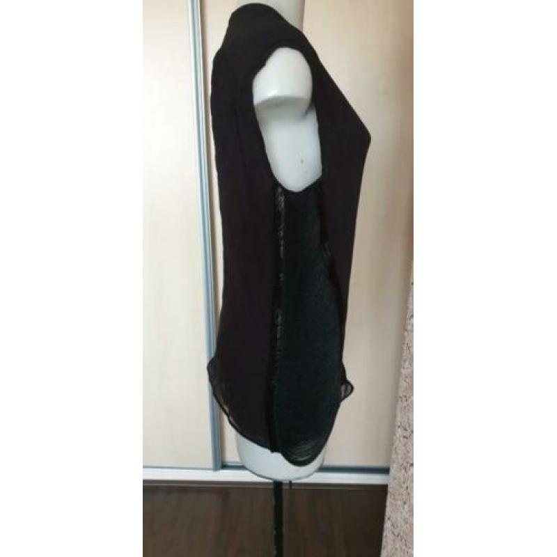 ZGAN zwarte top van ALL SAINTS 34 XS, ALLSAINTS topje zwart