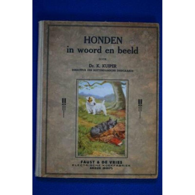 Plaatjes album- Honden in woord en beeld- K. Kuiper- 1930