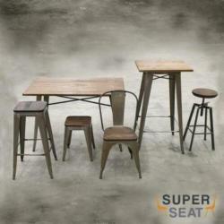 Tweedehand horeca design stoelen, restaurant cafe stoel 597
