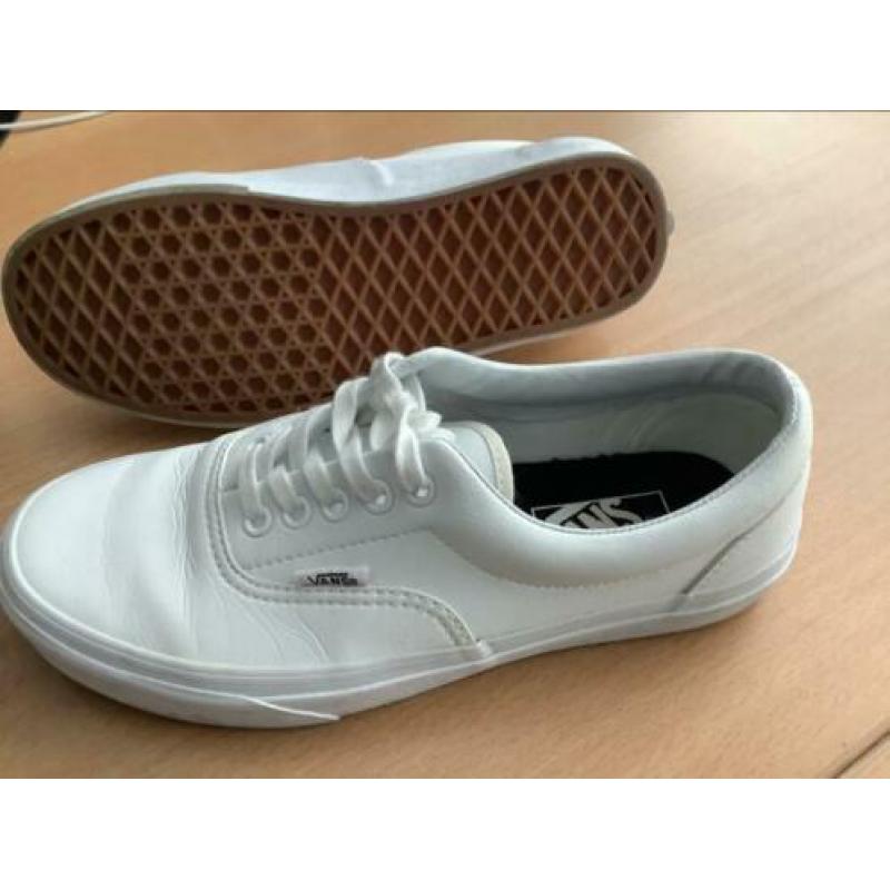 Vans leer wit maat 38,5
