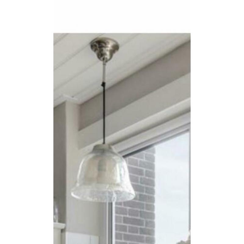 2 Riviera Maison glazen hanglampen NIEUWSTAAT