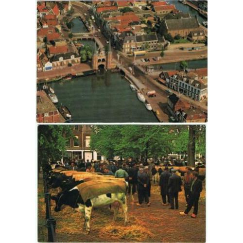20-190 Drie div. ansichtkaarten Nederland