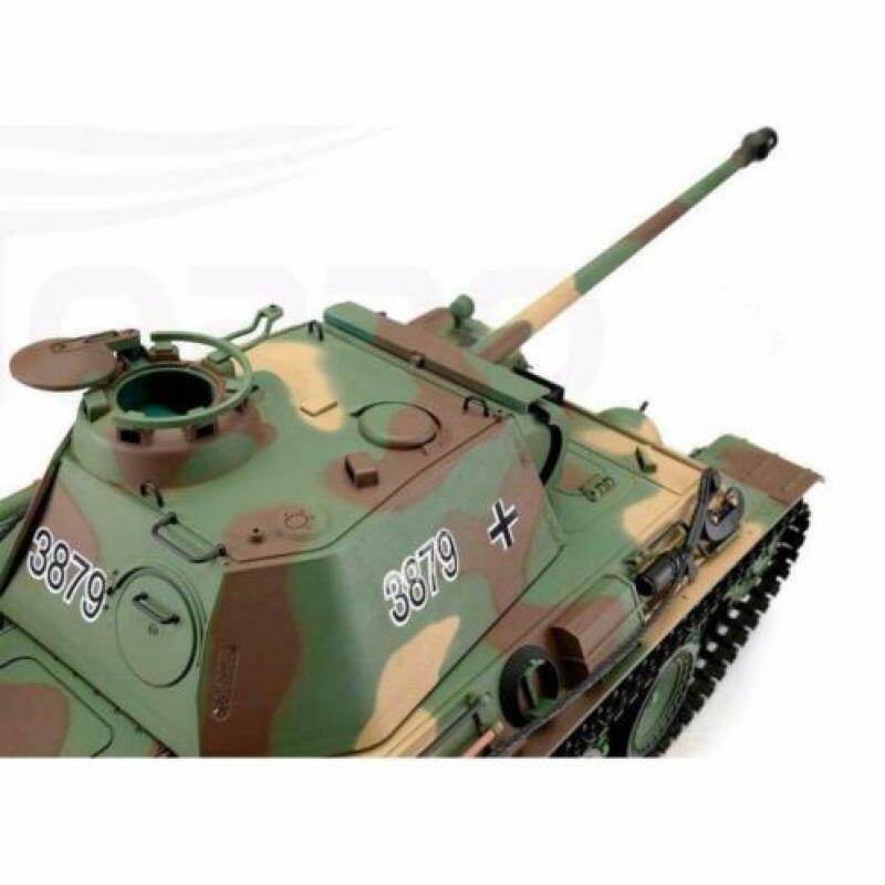 RC tank 1/16 RC Panther Ausf. G camo BB+IR 2.4GHz met schiet