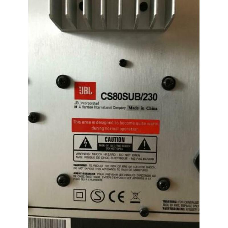JBL subwoofer CS80SUB/230