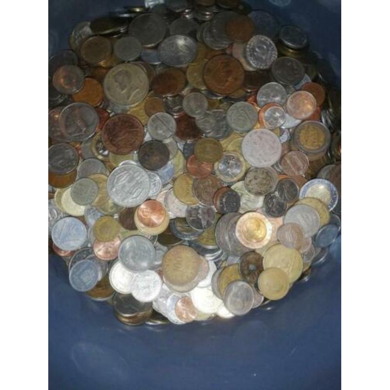 5 kilo munten wereld oude munten mix 1900 tot recent