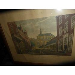 twee ingelijste oude platen