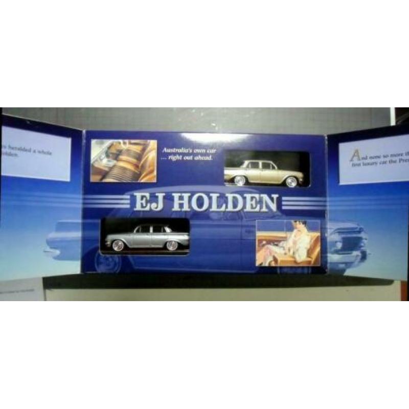 (11) Set van 2 modellen Holden EJ Sedan 40th Anniversary Tra