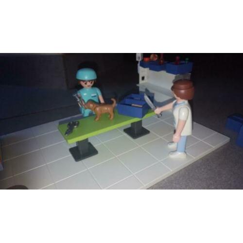 Nieuwe grote playmobil dieren behandelings kamer compleet