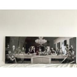 Laatste Avondmal maffia plexiglas schilderij