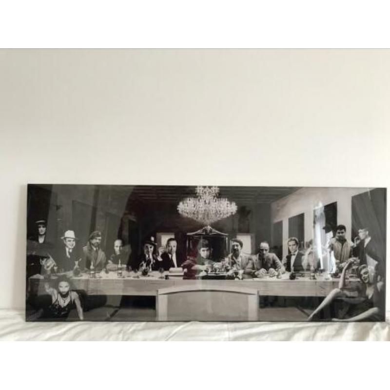 Laatste Avondmal maffia plexiglas schilderij