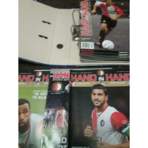 Boekjes van feyenoord hand in hand vanaf 1997 t/m 2018