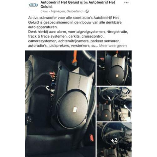 actieve subwoofer kopen inbouwen Het Geluid Nijmegen