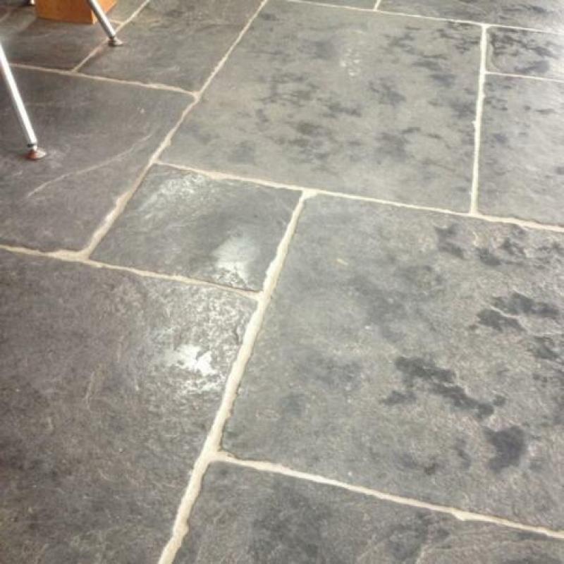 Indiaas leisteen vloertegels Castle Stone Black 60x60 cm