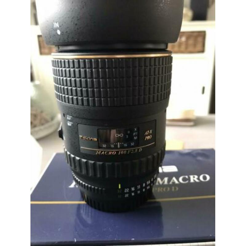 Tokina macro lens voor Nikon.