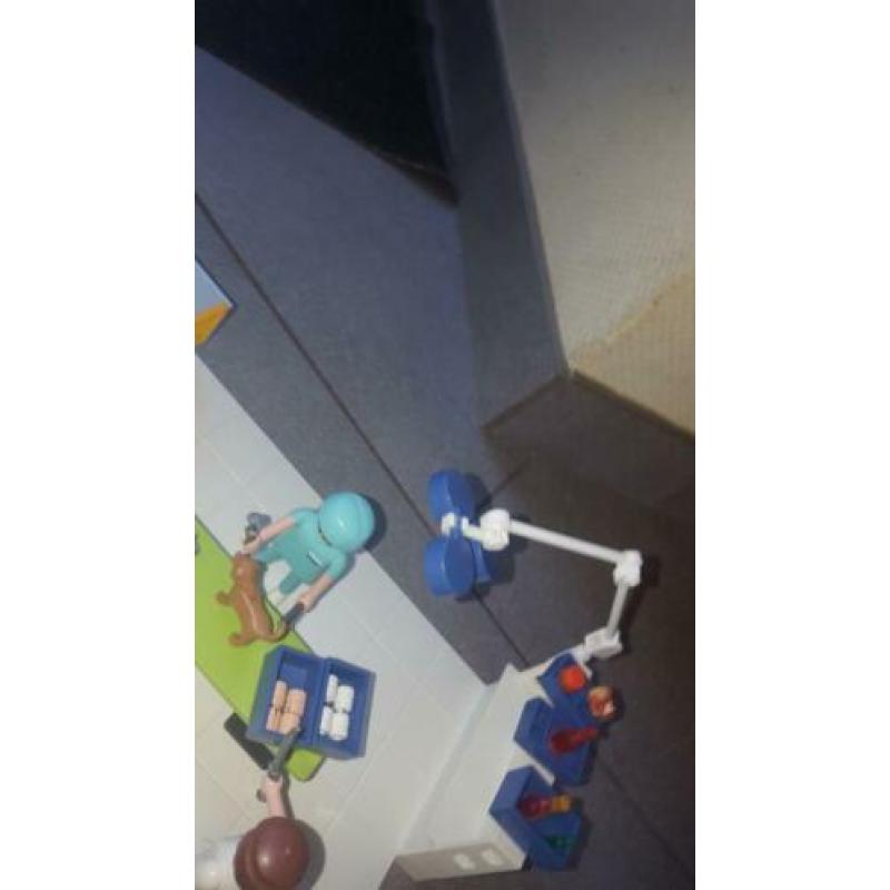 Nieuwe grote playmobil dieren behandelings kamer compleet