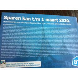 Efteling zegels 34 stuks / 8 volle spaarkaarten