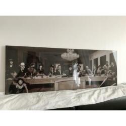 Laatste Avondmal maffia plexiglas schilderij