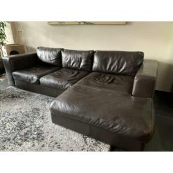 Leren hoekbank Boconcept Celano