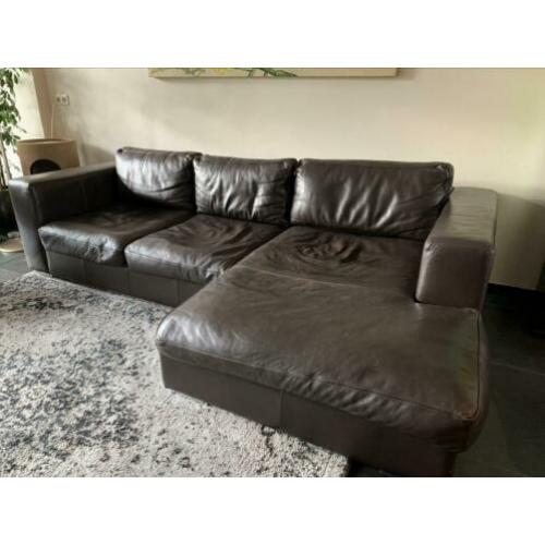 Leren hoekbank Boconcept Celano