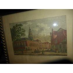 twee ingelijste oude platen