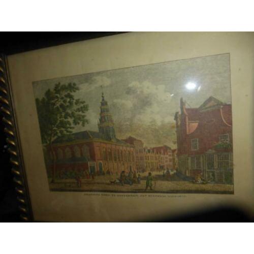 twee ingelijste oude platen