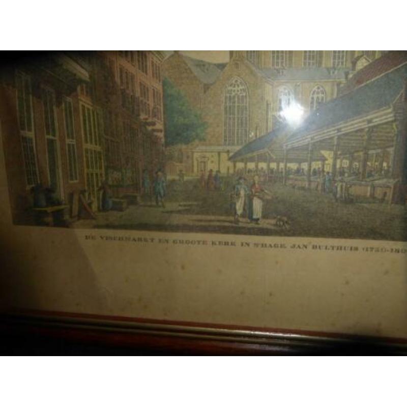 twee ingelijste oude platen