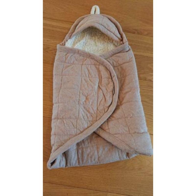 Jolein wikkeldeken teddy voor autostoeltje of kinderwagen