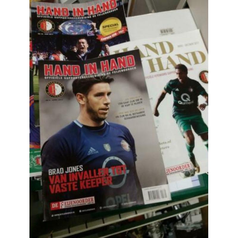 Boekjes van feyenoord hand in hand vanaf 1997 t/m 2018