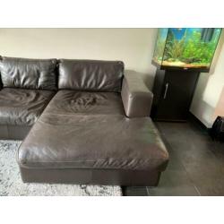Leren hoekbank Boconcept Celano
