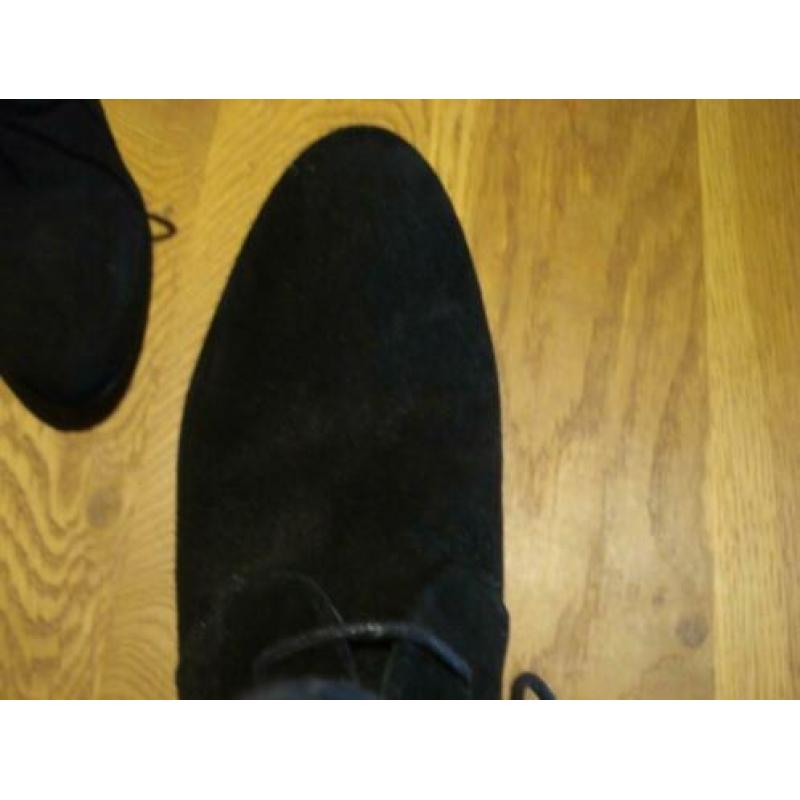 Bijna nieuwe suede laarsjes v. MANFIELD maat 38