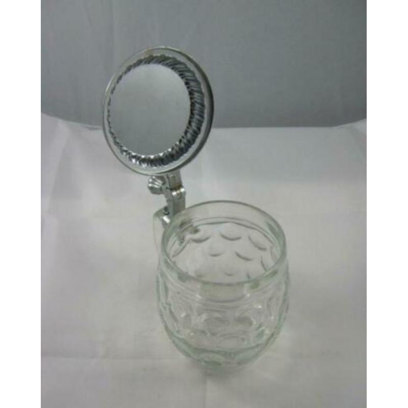 Bierkruik Bierpul glas met deksel - Grutto (7183-7)
