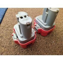 Makita accu's 9'6v 1,3ah