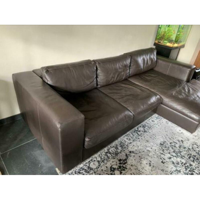 Leren hoekbank Boconcept Celano