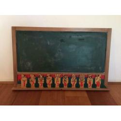 Handgemaakt vintage krijtbord * UNIEK *