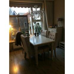 Landelijke, Brocante eettafel te koop! Een plaatje!