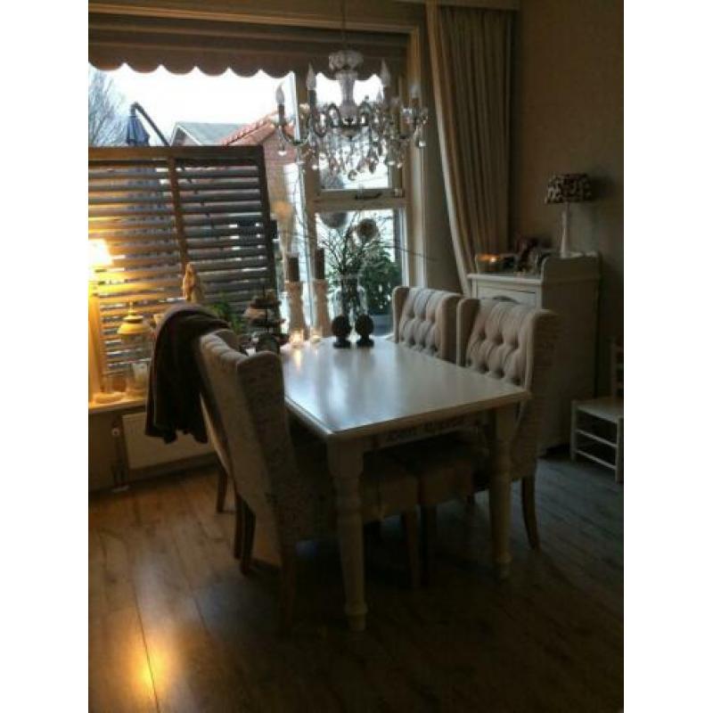 Landelijke, Brocante eettafel te koop! Een plaatje!