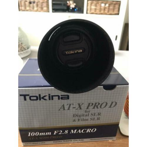Tokina macro lens voor Nikon.
