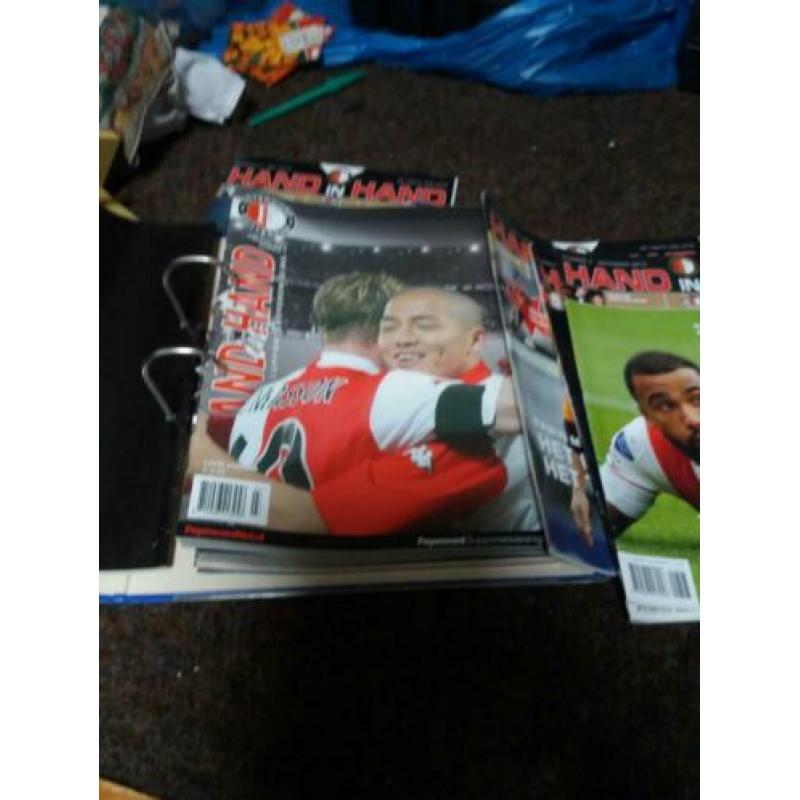 Boekjes van feyenoord hand in hand vanaf 1997 t/m 2018