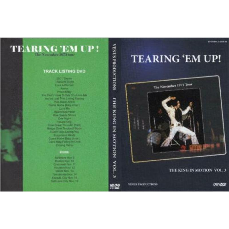 Elvis Presley dvd tearing ‘em up! 1971