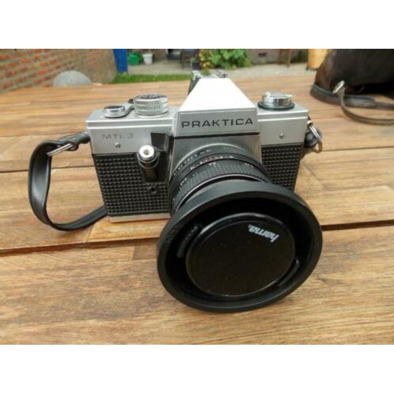 Praktica mtl3 met pentacon lens spiegel reflex camera fototo