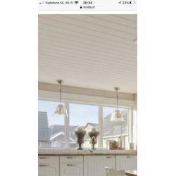 2 Riviera Maison glazen hanglampen NIEUWSTAAT