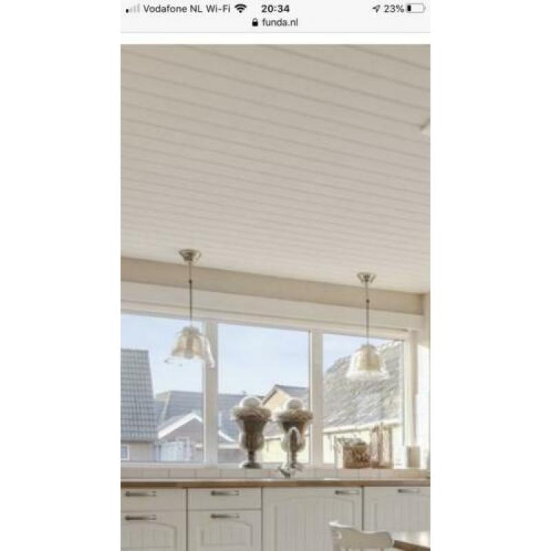 2 Riviera Maison glazen hanglampen NIEUWSTAAT