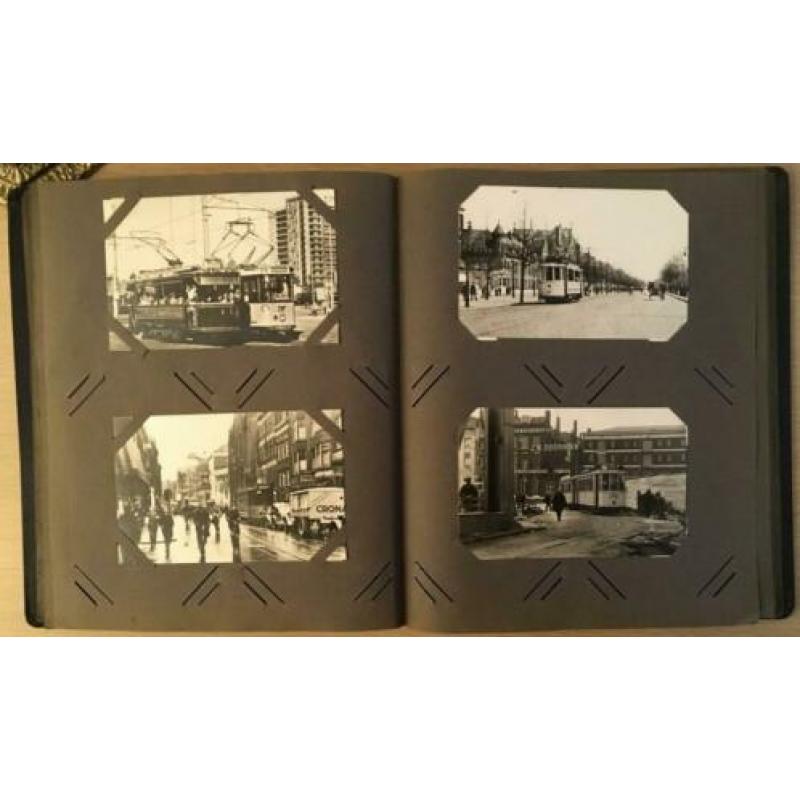 Album met ansichtkaarten van oud-Rotterdam + koninklijk huis
