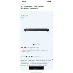 Sony ht-xt1 Soundplate bluetooth 4xhdmi arc bijna nieuw