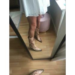 Slangenleren vintage cowboy boots western laarzen toral styl