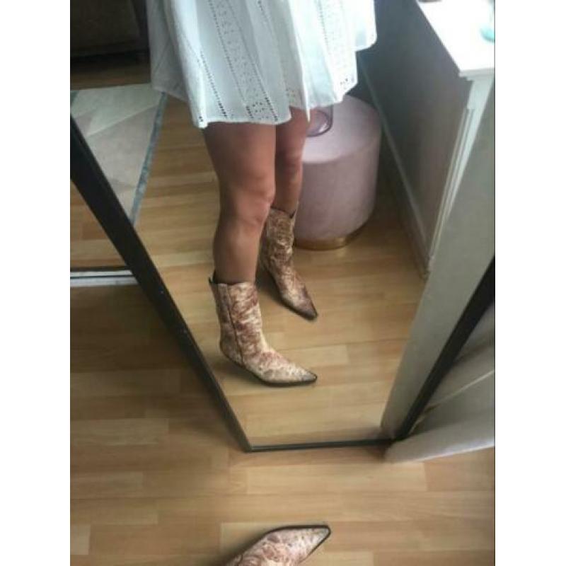 Slangenleren vintage cowboy boots western laarzen toral styl