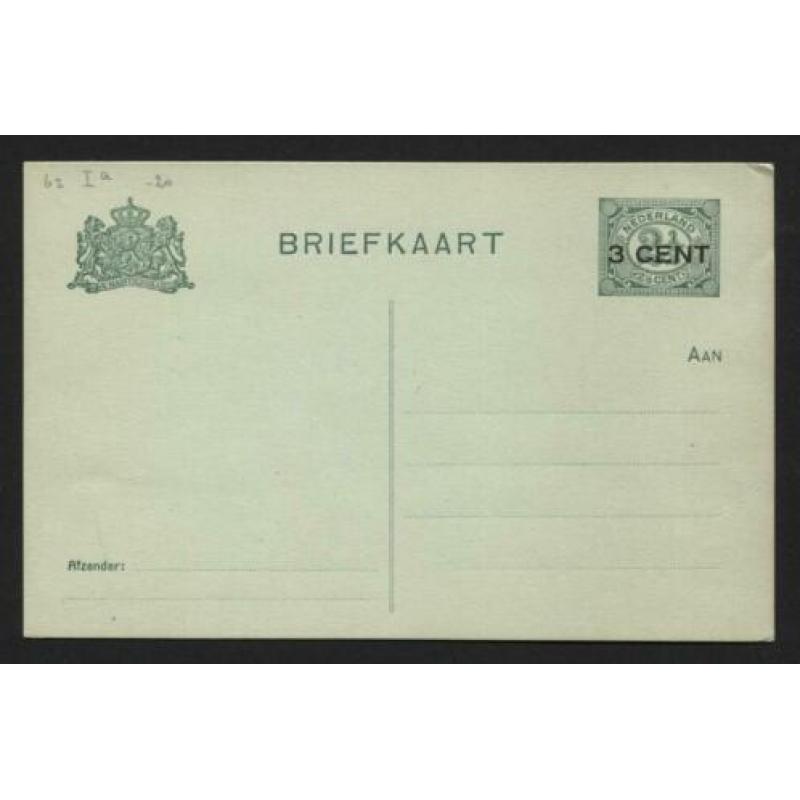 Mooie collectie postwaardestukken